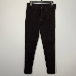 American Eagle Pants Womens 4 Black Jeans Jeggings Denim Hi-Rise Pockets Ladies